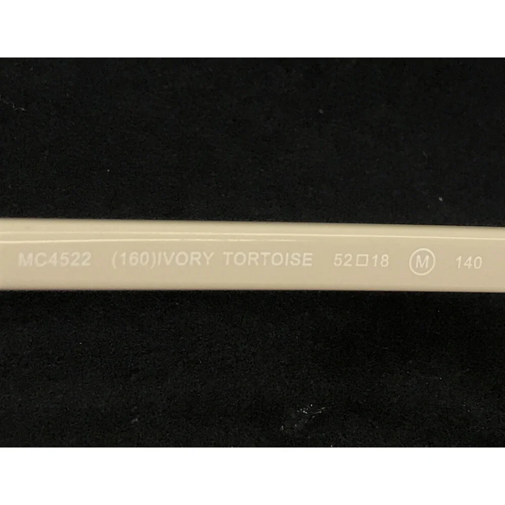 McAllister Eyeglasses Frames MC4522 160 IVORY TORTOISE Square Full Rim 52-18-140 - Picture 9 of 11